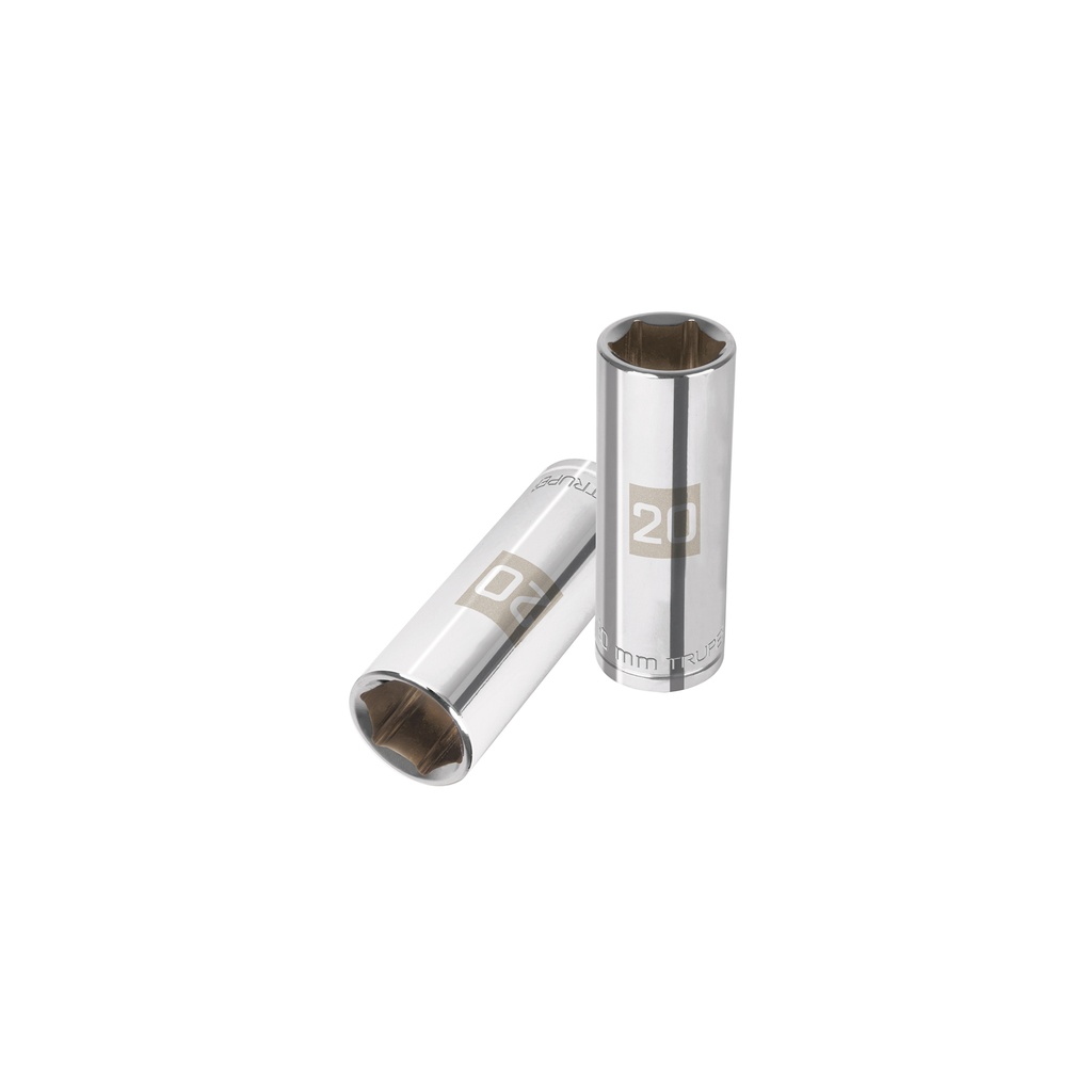 Dado largo de 6 puntas, cuadro 1/2" de 20 mm, Truper