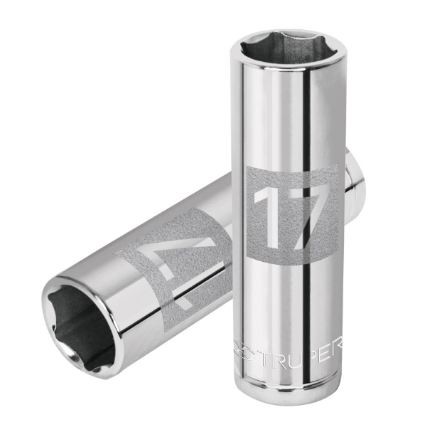Dado largo de 6 puntas, cuadro 1/2" de 26 mm, Truper
