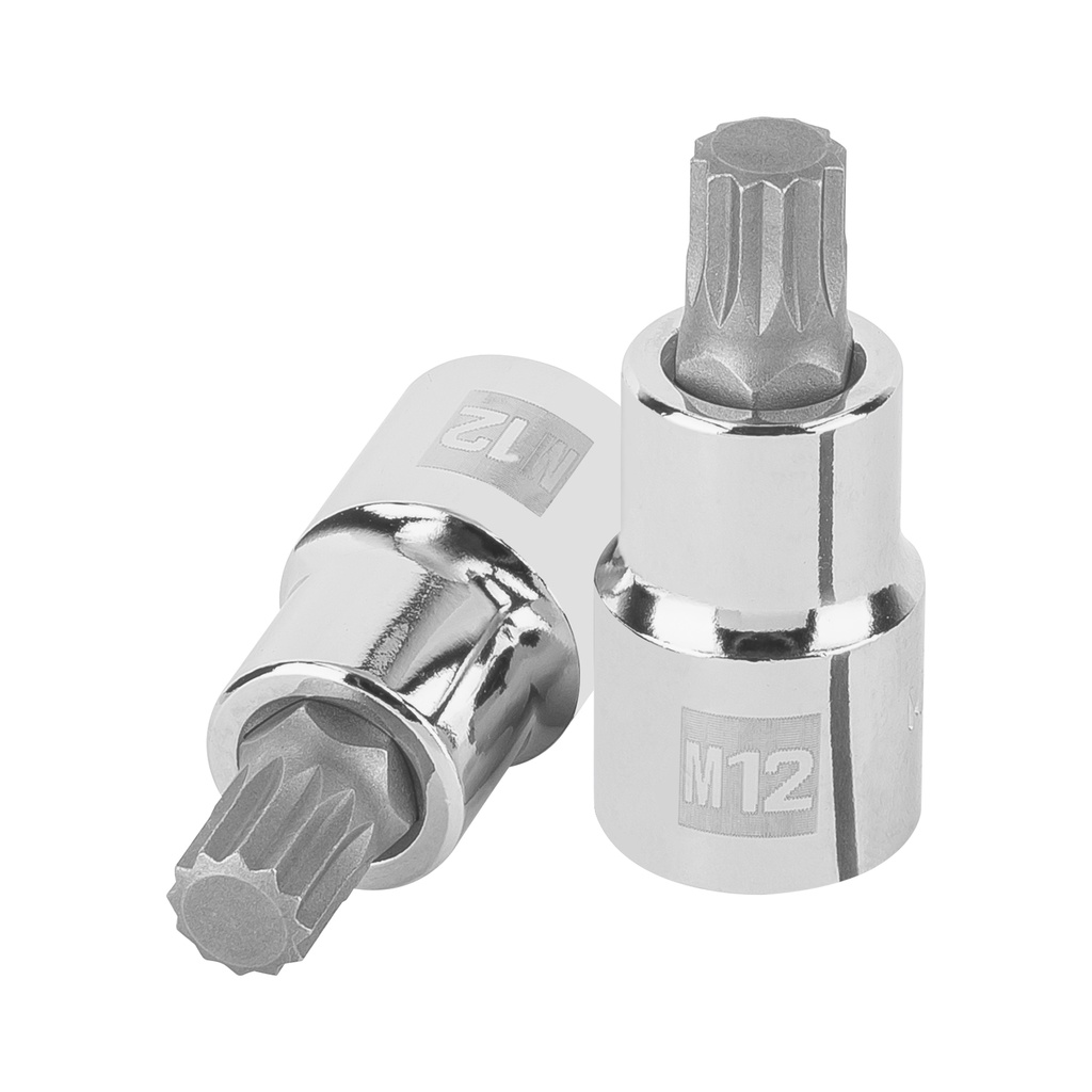 Dado punta corta bristol M12x55mm, cuadro 1/2", Truper
