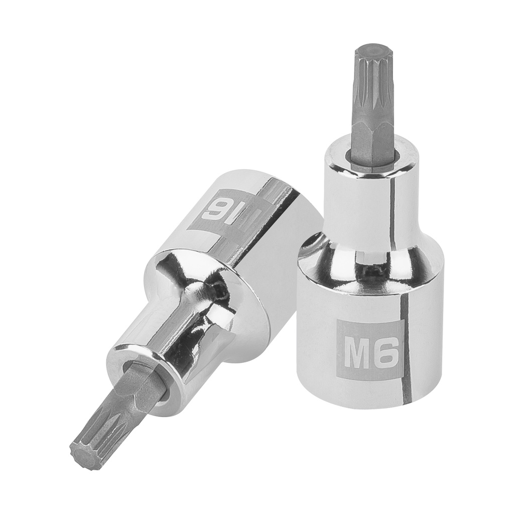 Dado punta corta bristol M6x55mm, cuadro 1/2", Truper