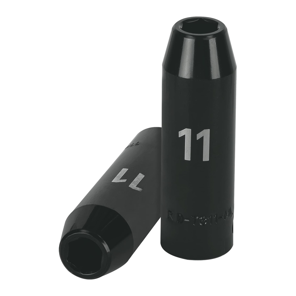 Dados de impacto tubulares hexagonales en mm - 11 mm, Truper