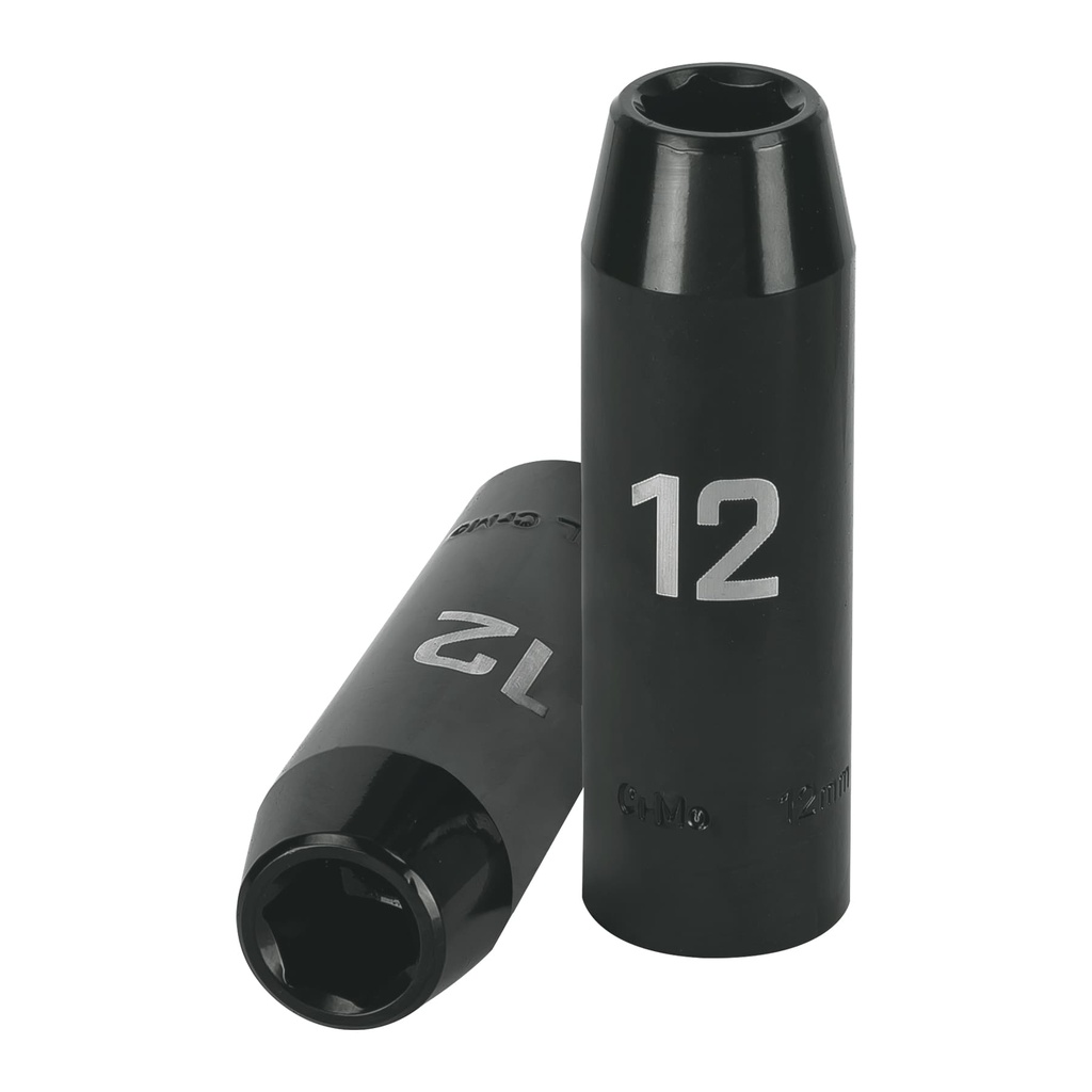 Dados de impacto tubulares hexagonales en mm - 12 mm, Truper