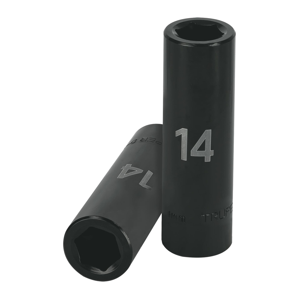 Dados de impacto tubulares hexagonales en mm - 14 mm, Truper