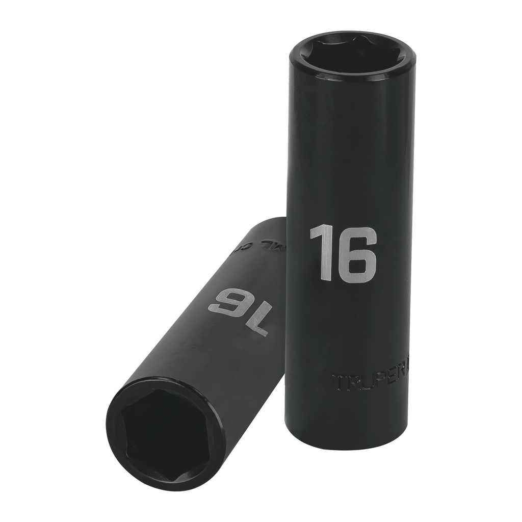 Dados de impacto tubulares hexagonales en mm - 16 mm, Truper