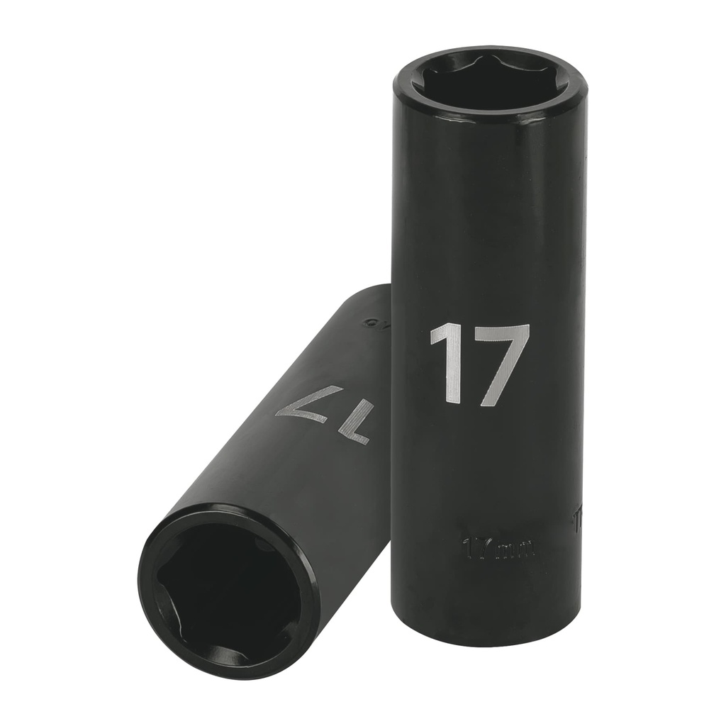 Dados de impacto tubulares hexagonales en mm - 17 mm, Truper