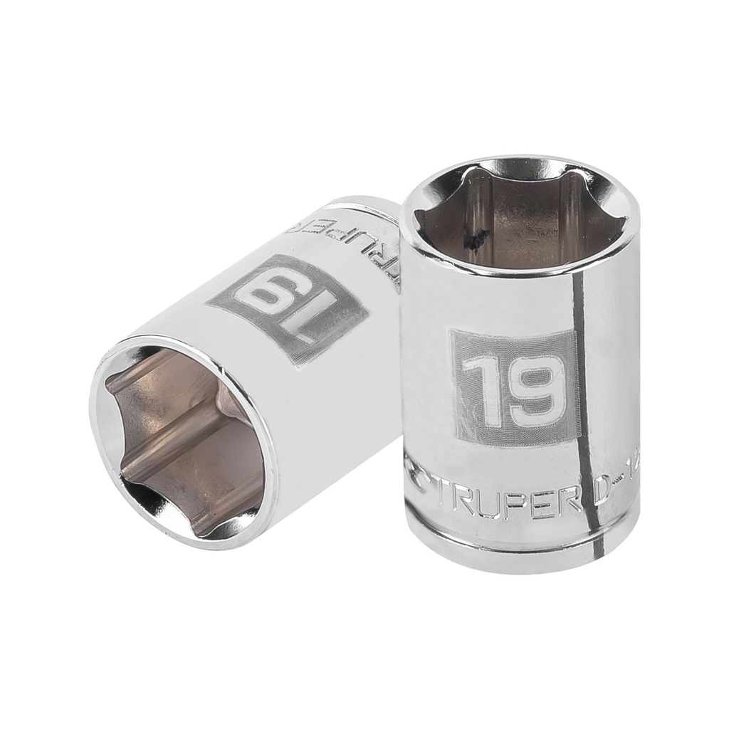 Dados hexagonales E 1/2" - 19 mm, Truper