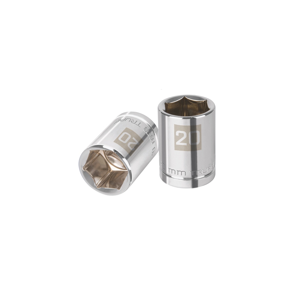 Dados hexagonales E 1/2" - 20 mm, Truper