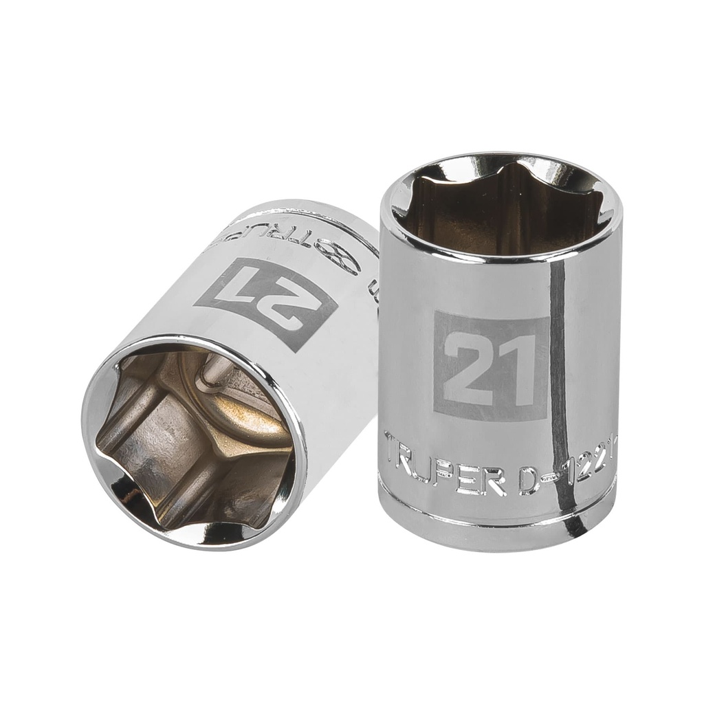 Dados hexagonales E 1/2" - 21 mm, Truper