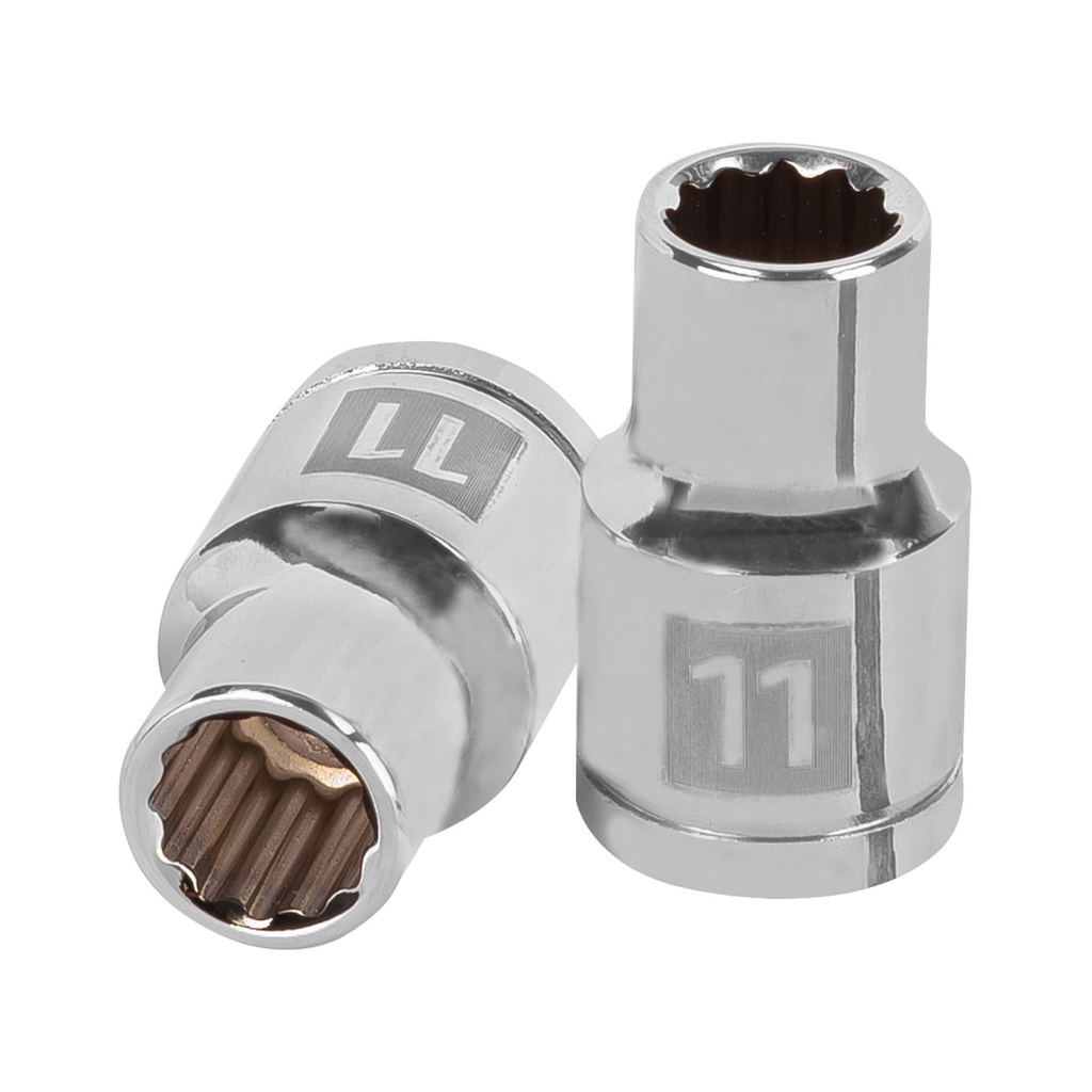 Dados poligonales E 1/2" - 11 mm, Truper