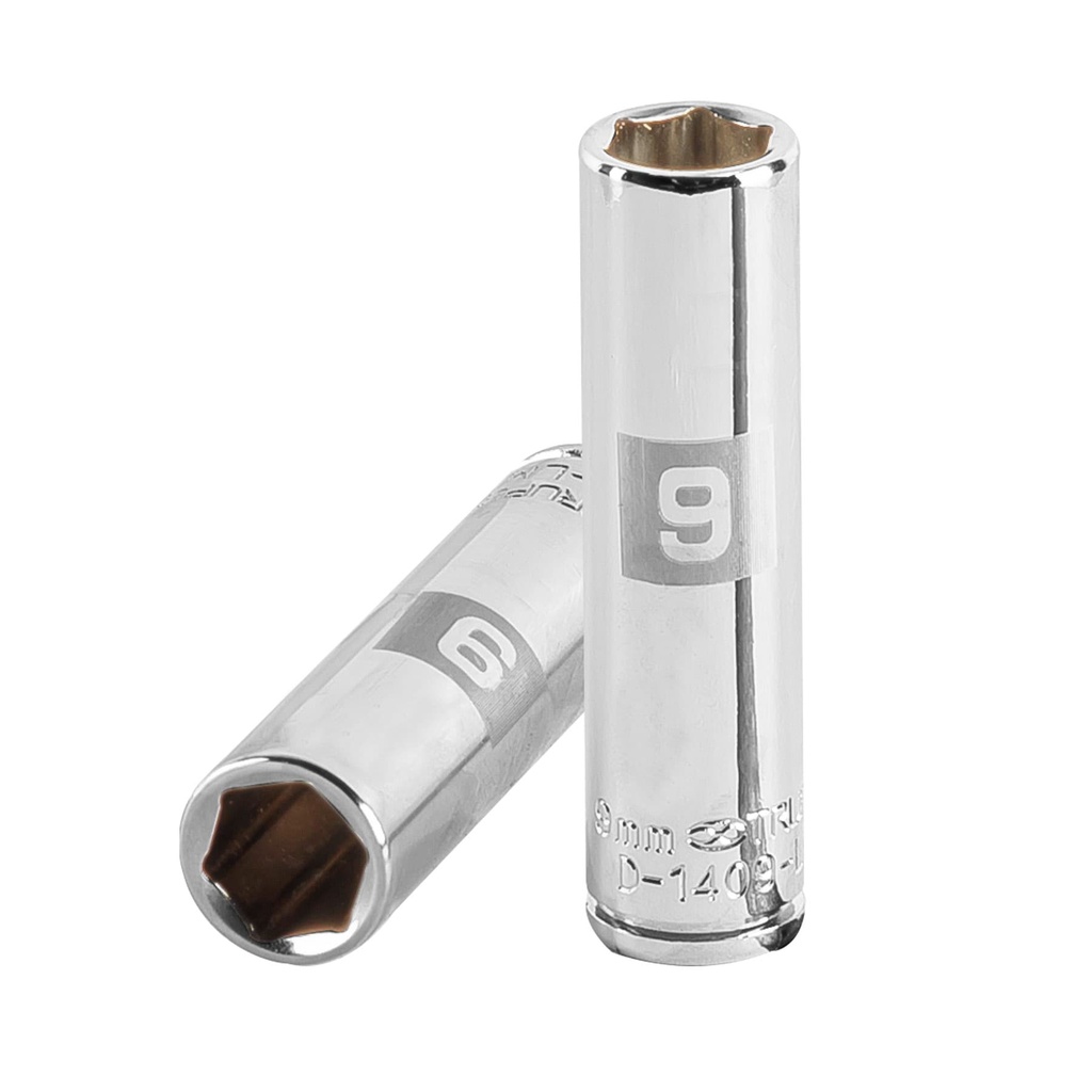Dados tubulares hexagonales en mm - 9mm, Truper