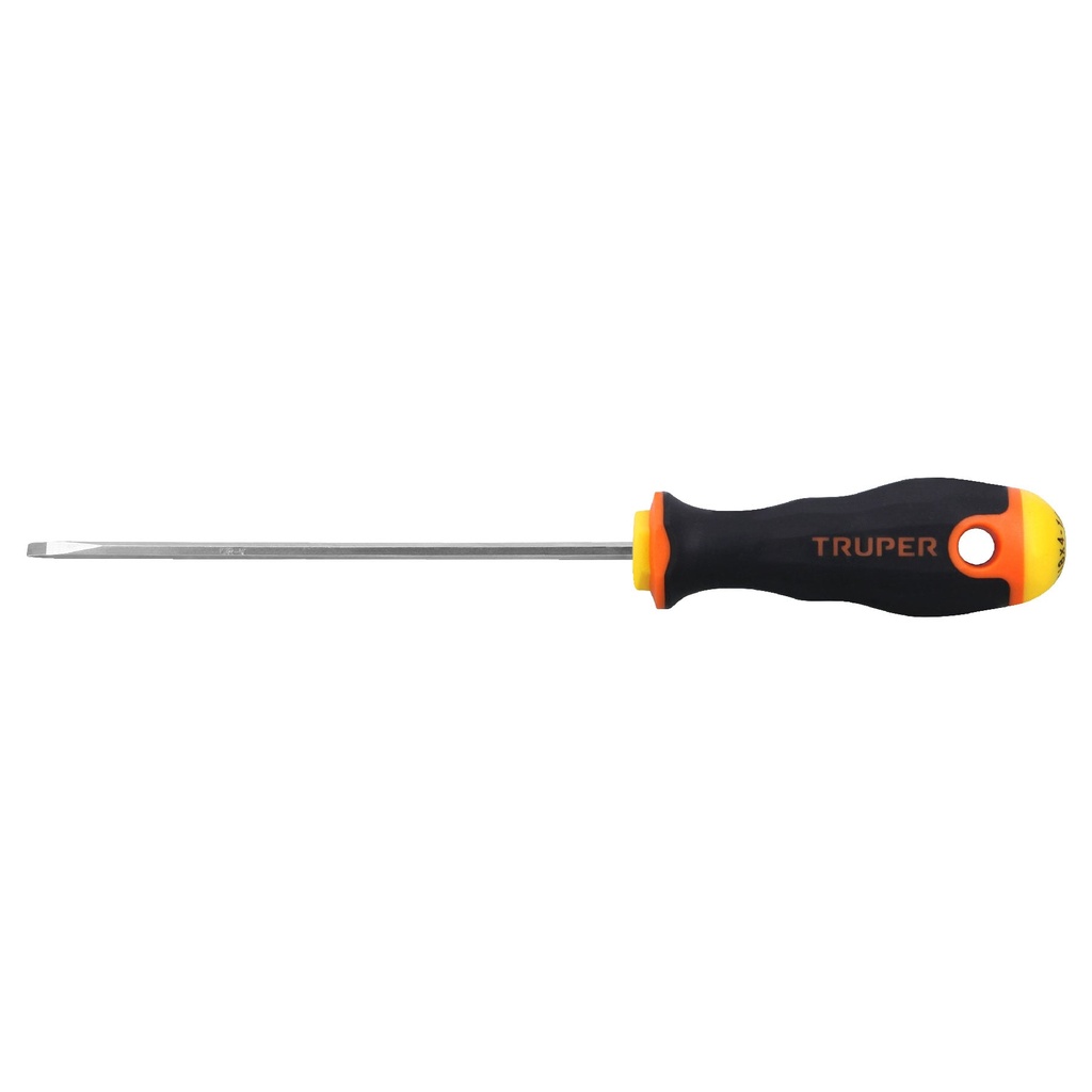 Desarmador cabinet 1/8X4-1/2" mango comfort grip, Truper