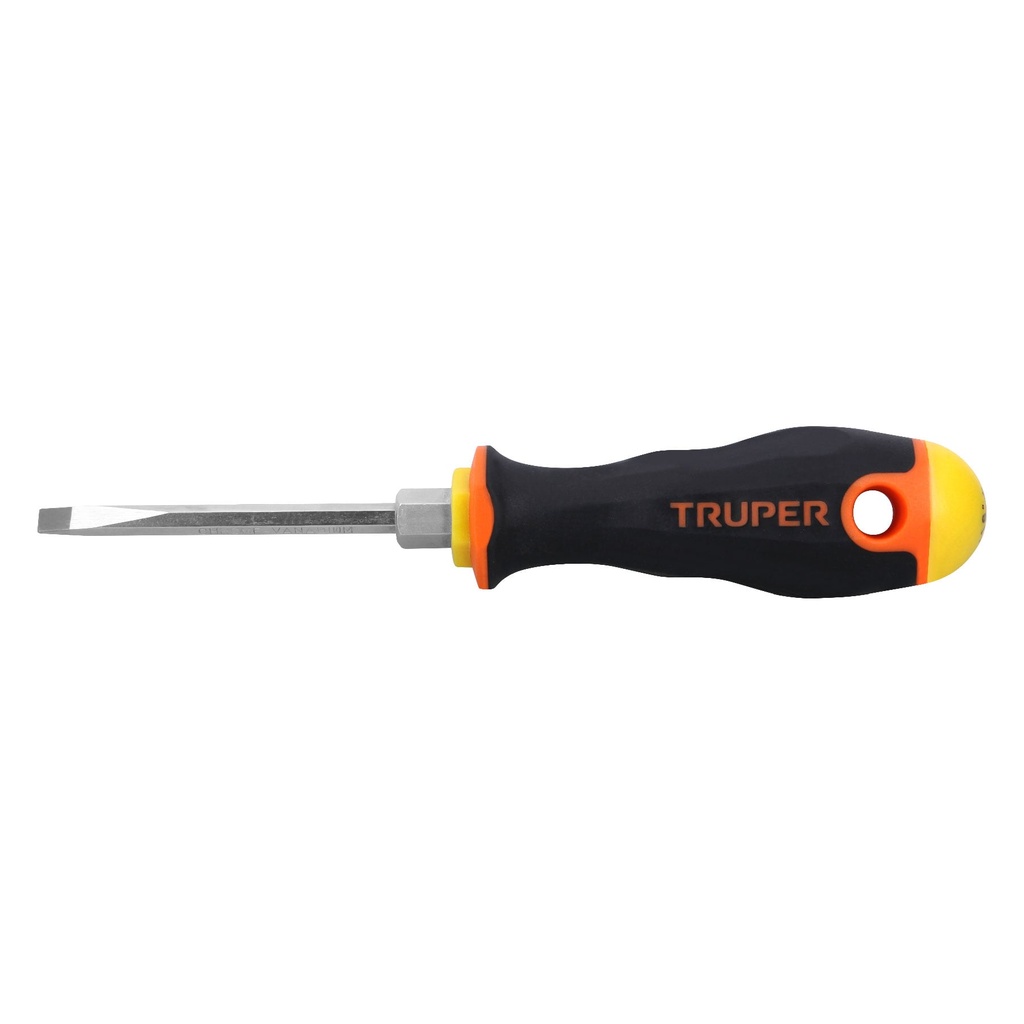 Desarmador cabinet 3/16 x 3", mango Comfort Grip, Truper
