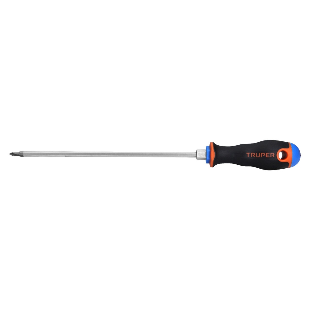 Destornillador estrella, mango comfort grip 3/16" x 8", Truper