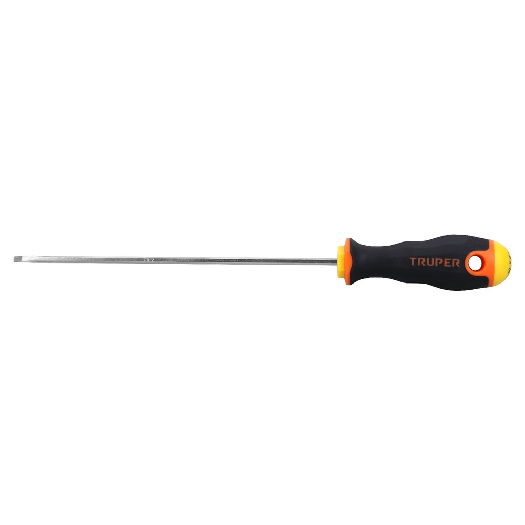 Destornillador plano cabinet, mango comfort grip 1/8" x 6", Truper