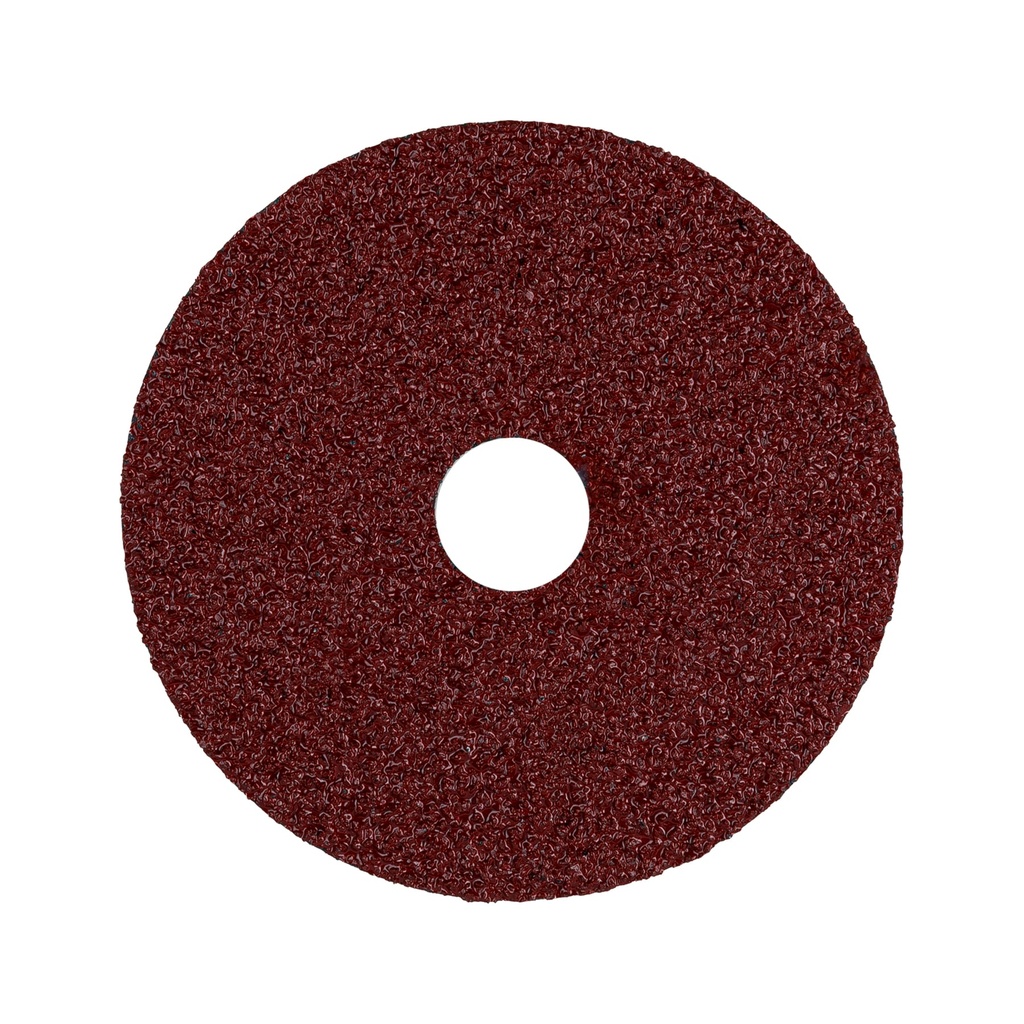 Disco de lija 4-1/2" con respaldo de fibra, grano 24, Truper