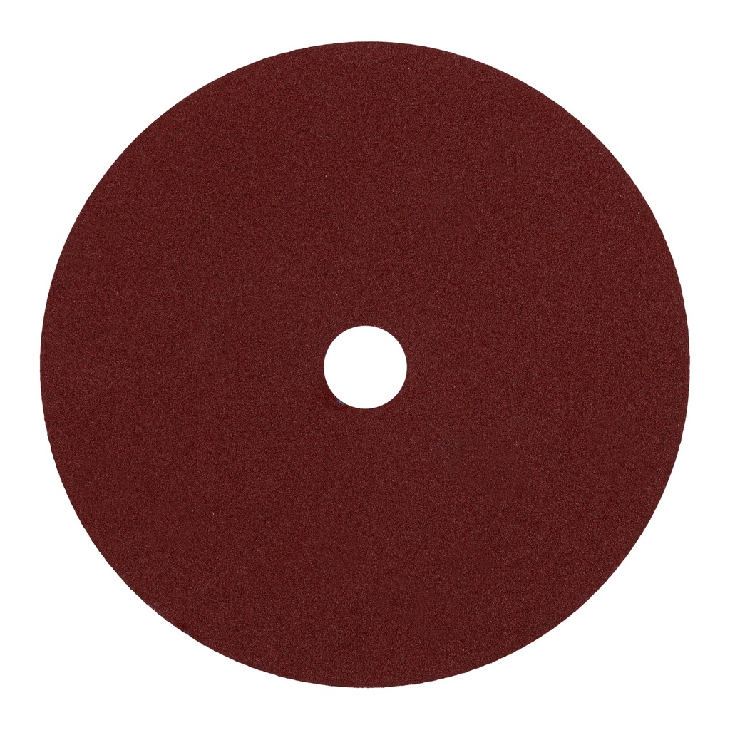 Disco de lija de 7" con respaldo de fibra, grano 120, Truper
