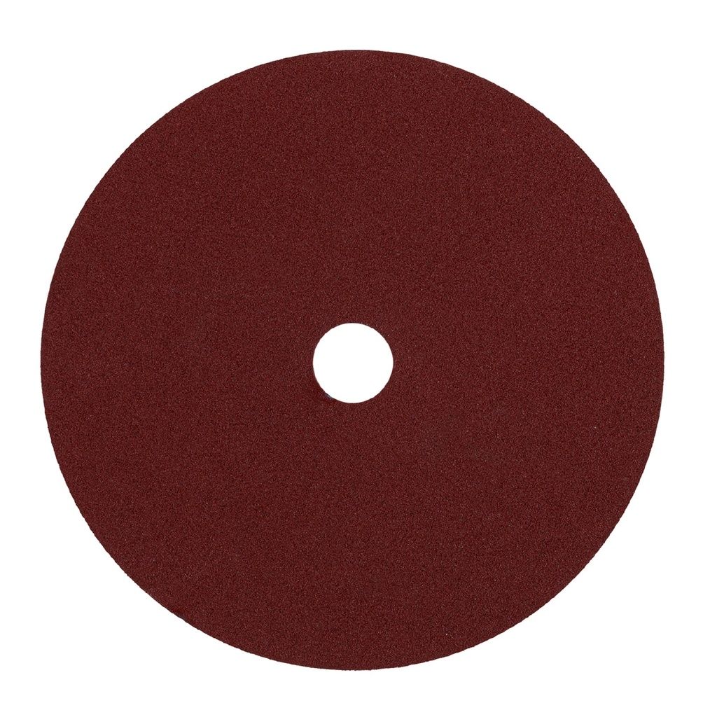 Disco de lija de 7" con respaldo de fibra, grano 80, Truper