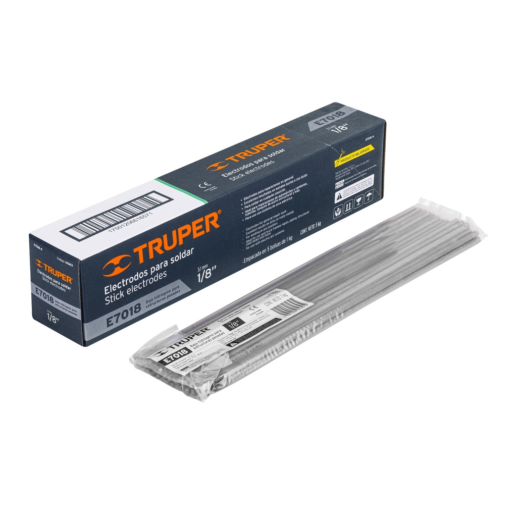 Electrodo 7018 1/8", Truper