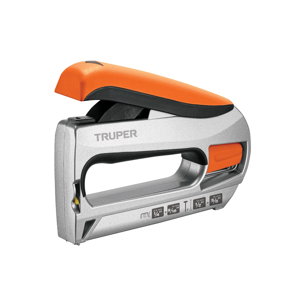 Engrapadora tipo pistola, uso pesado, cuerpo de aluminio, Truper