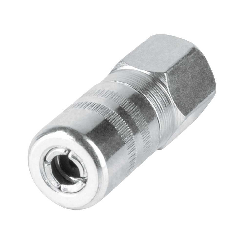 Engrasadora 14 Oz 10,000 PSI con extension rigida y flexible repuesto valvula check, Truper
