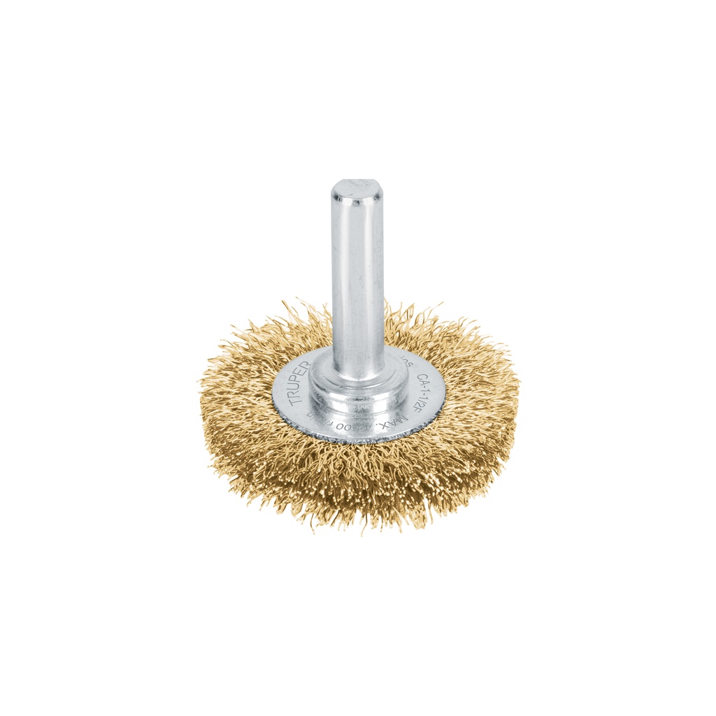 Escobilla circulares, de alambre fino, calibre 0.17 mm, diametro 1 1/2", Truper