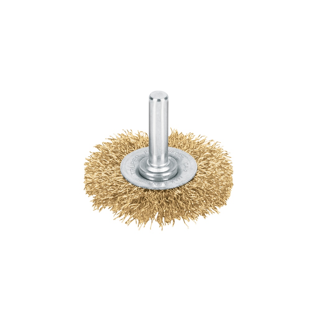 Escobilla circulares, de alambre grueso 6", calibre 0.3 mm, diametro 2", Truper