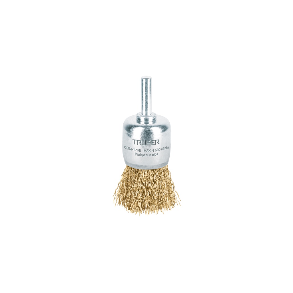 Escobilla tipo copa, alambre grueso, calibre 0.3 mm  1 1/8", Truper