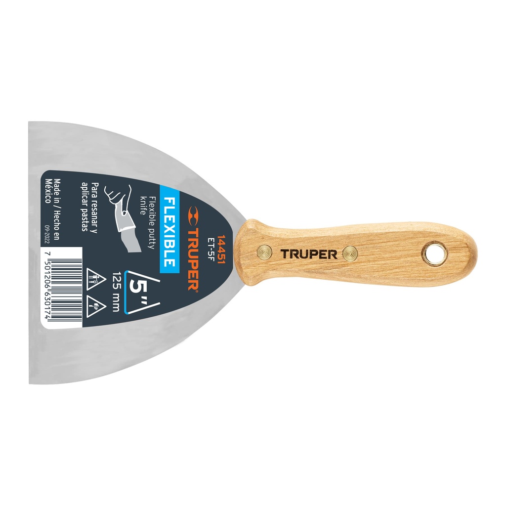 Espatulas flexibles, ancho 5 ", Truper