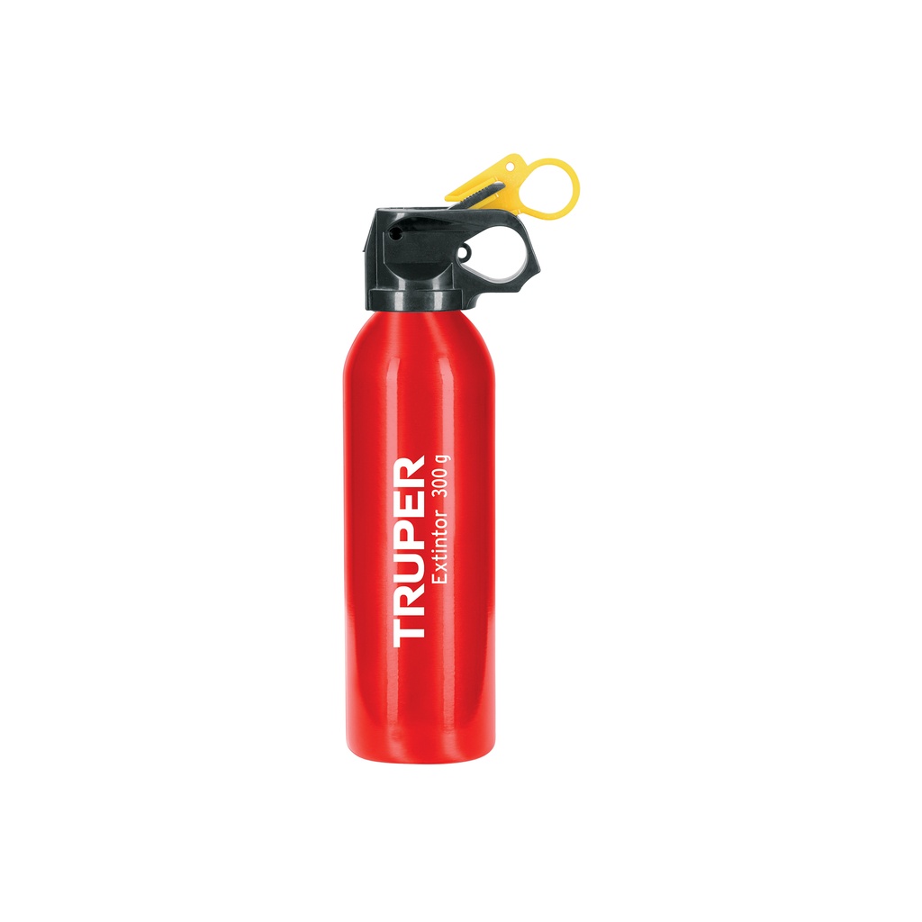 Extintor no recargable 300 g, polvo tipo ABC, Truper