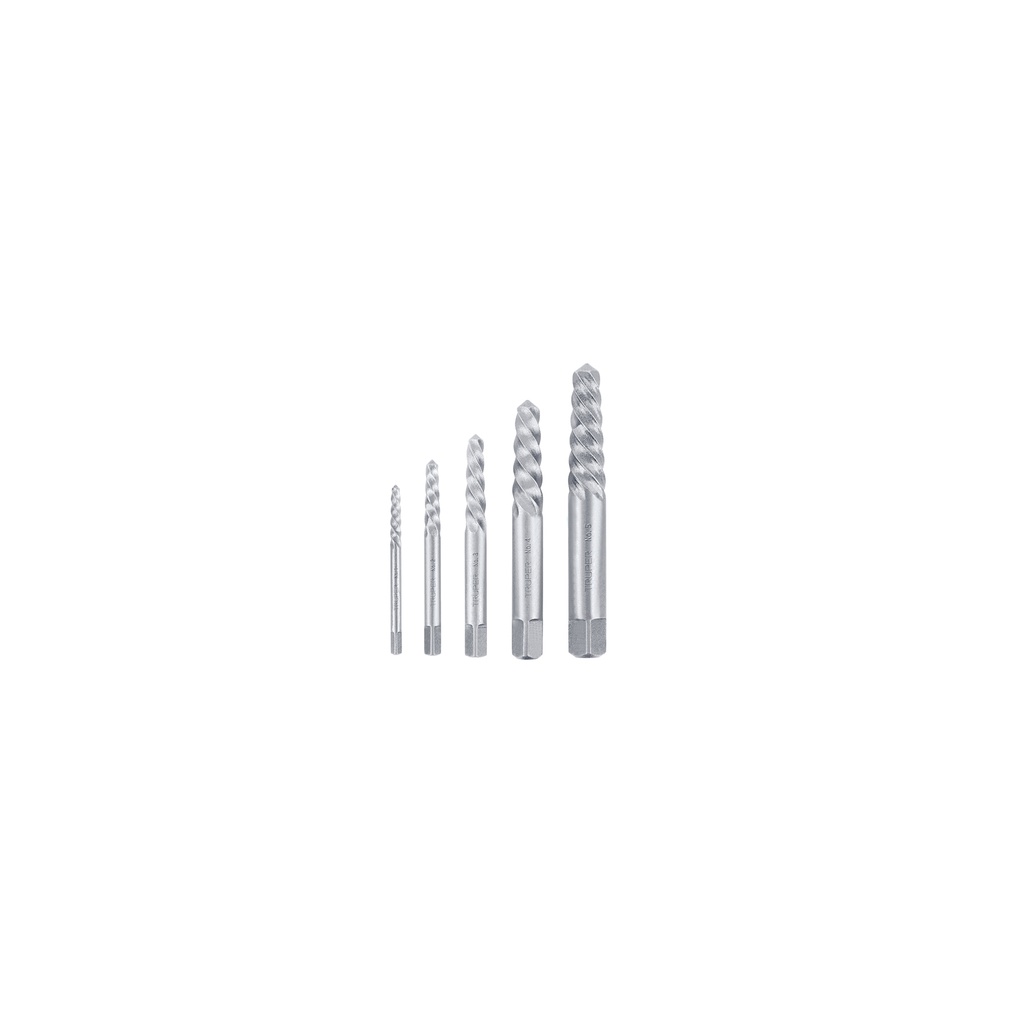 Extractor de perno roto, juego de 5 piezas, Truper