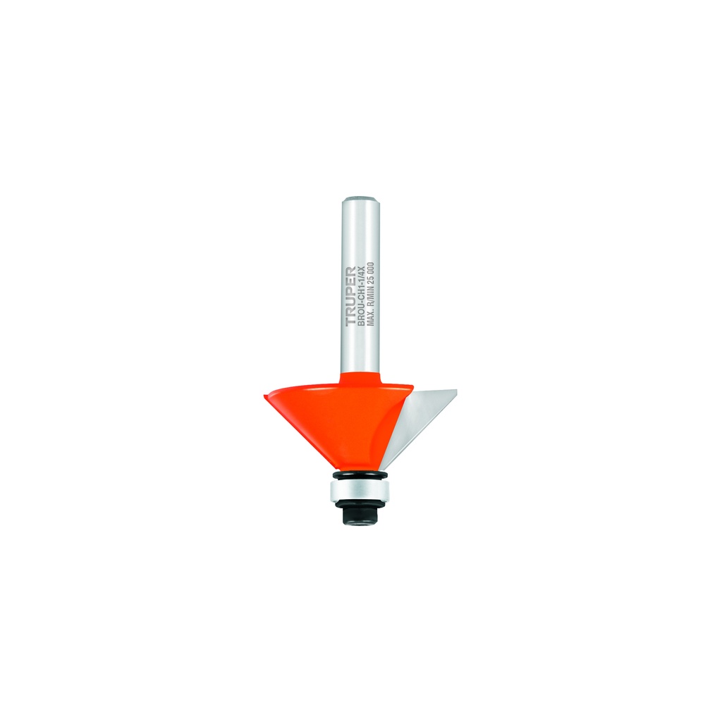 Fresa chaflan con rodaje 1 1/4" x 15mm, Truper