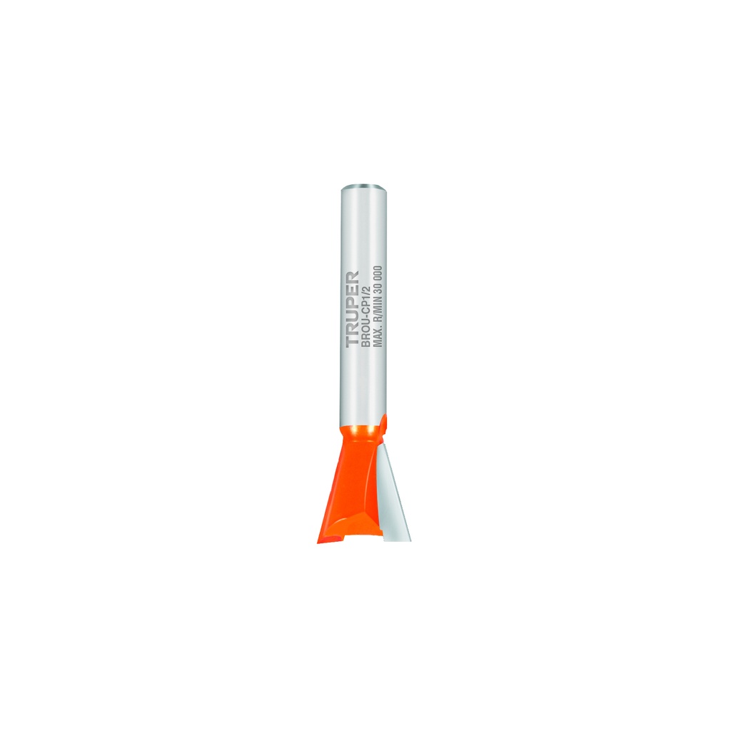 Fresa cola de pato 1/2" x 12mm, Truper