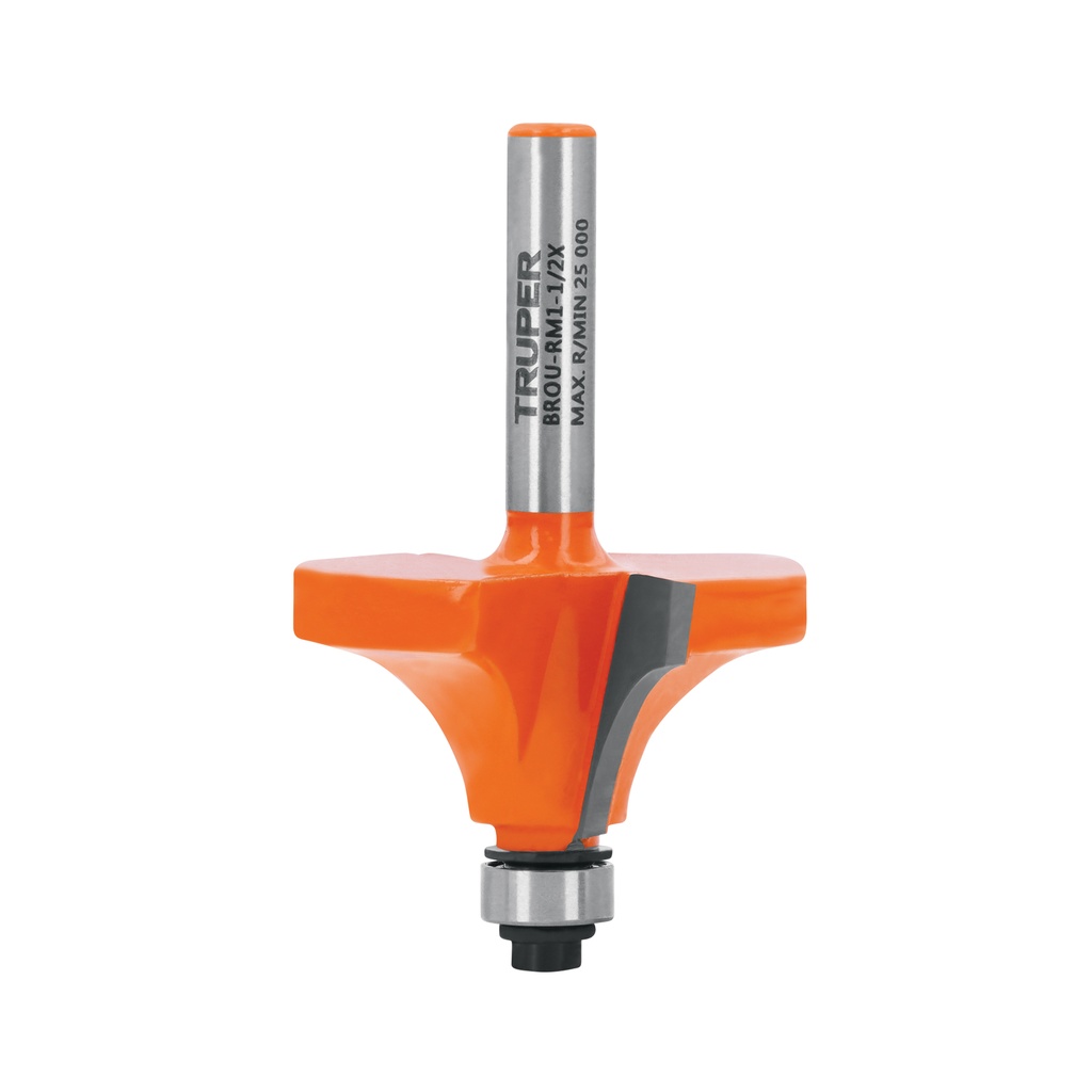 Fresa dredondeadoras de moldura con rodaje 1 1/2" x 19mm, Truper