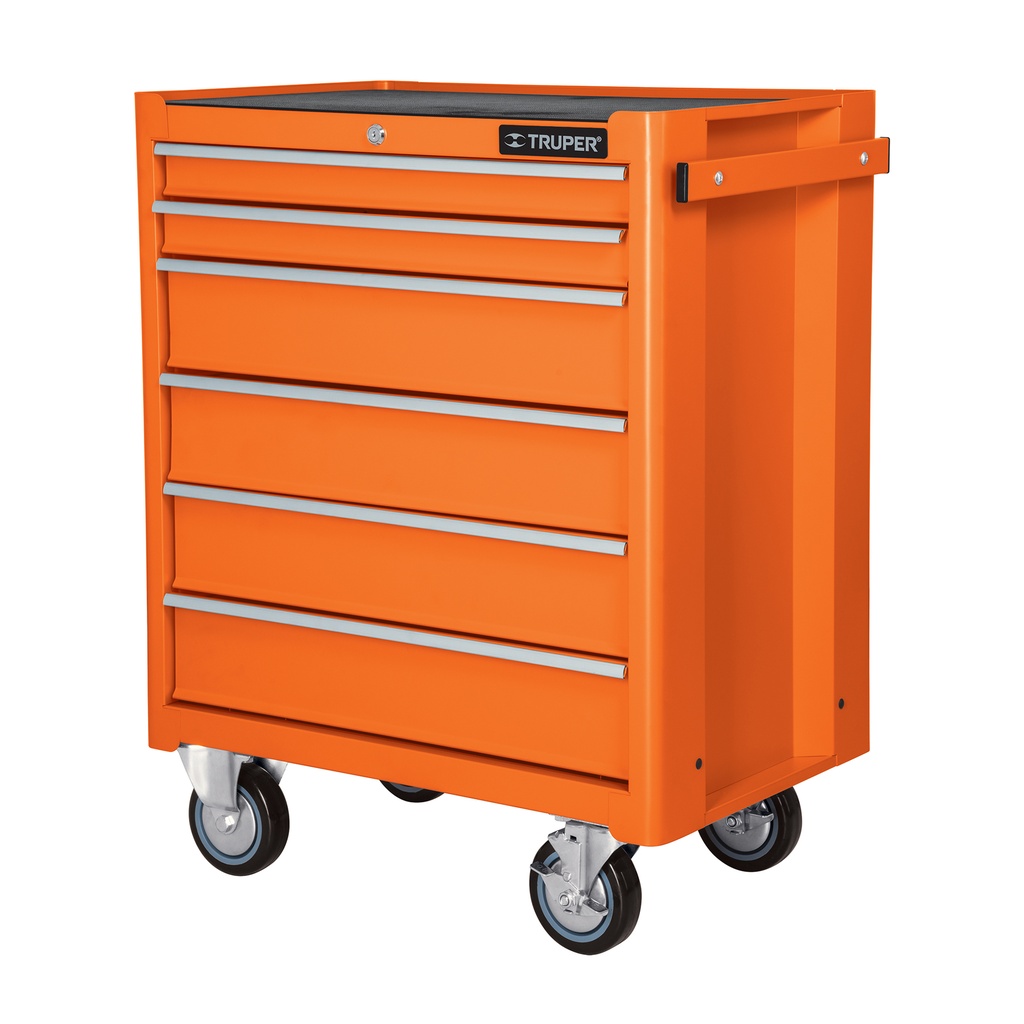 Gabinete metalico movil, 6 cajones, Truper