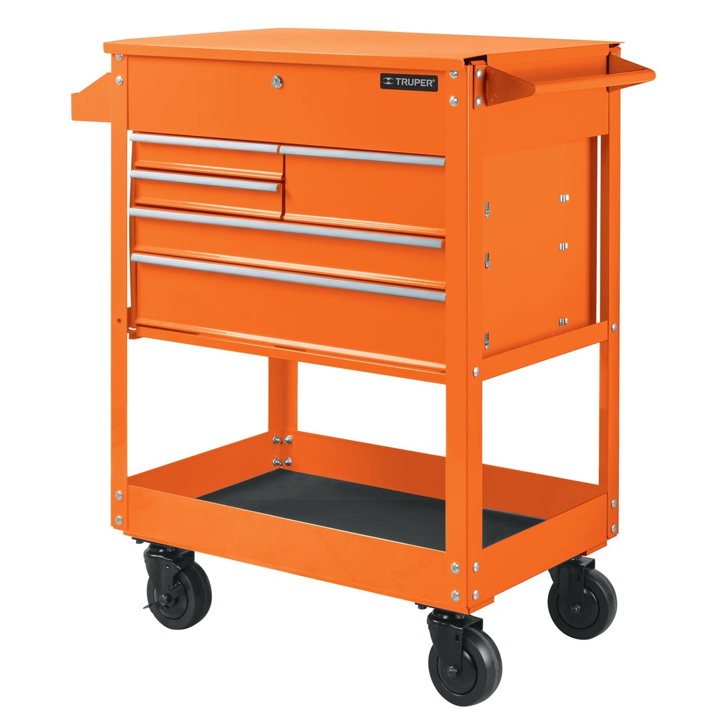 Gabinete metálico móvil con 5 cajones, capacidad 320 kg, Truper