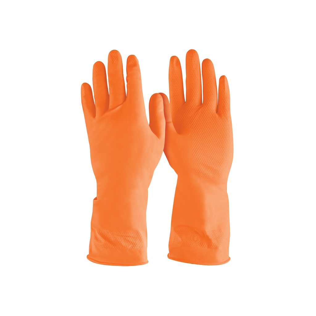 Guantes de látex para limpieza, medianos, Truper