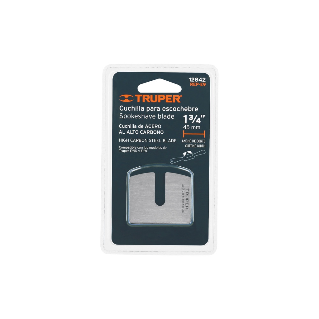 Hoja para cuchilla de vuelta 9", Truper