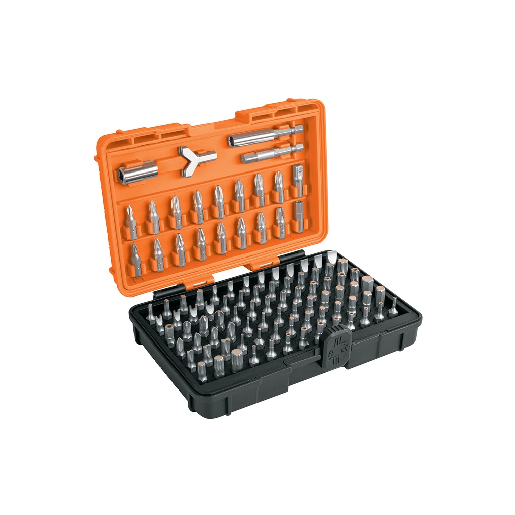Juego de 100 piezas largo 1", Truper