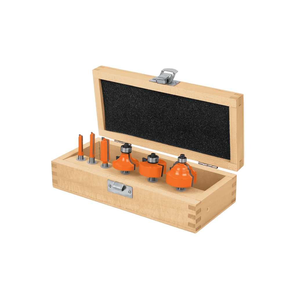 Juego de 6 fresas para router, Truper