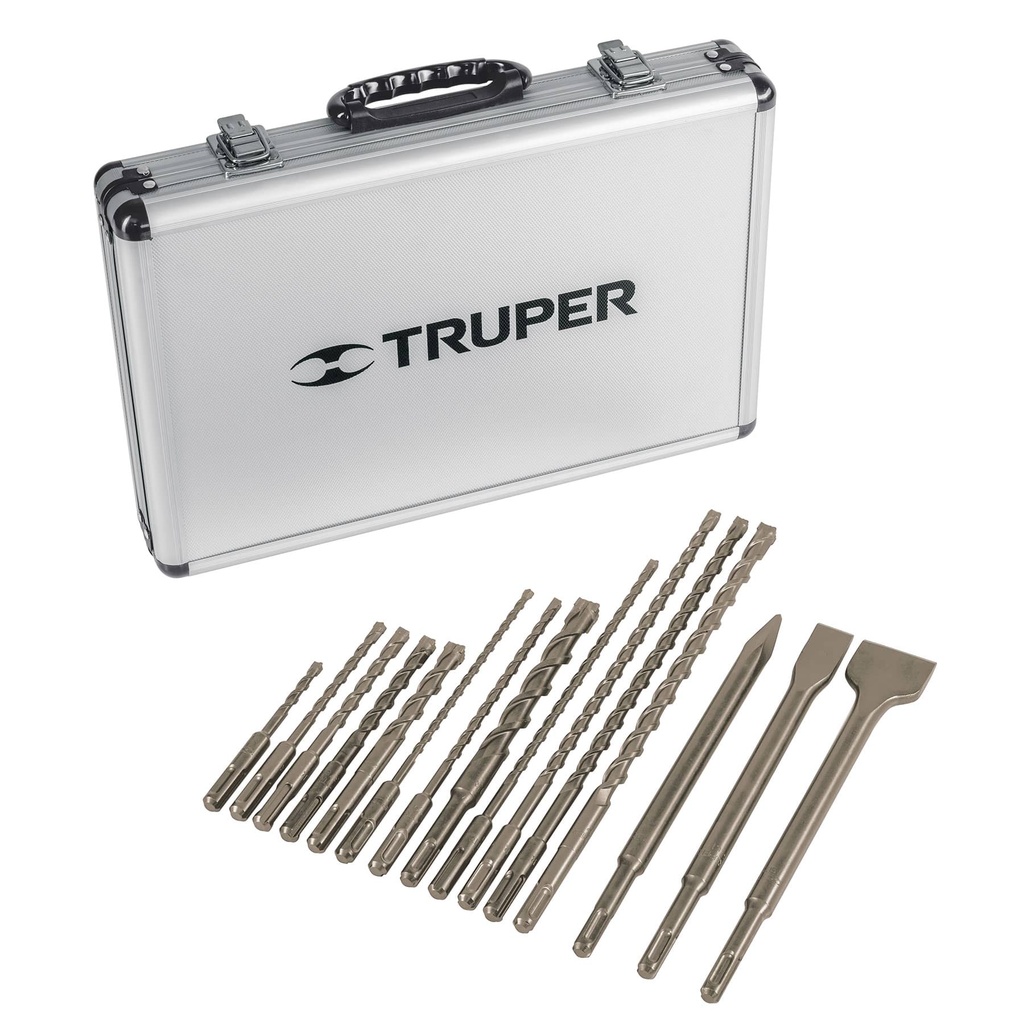 Juego de brocas y cinceles SDS plus, Truper