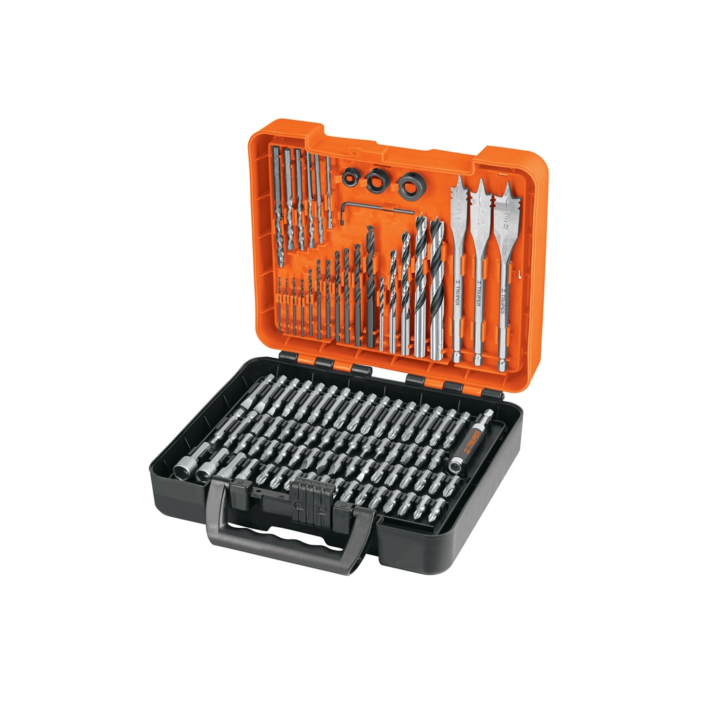 Juego de brocas y puntas, 100 piezas, Truper