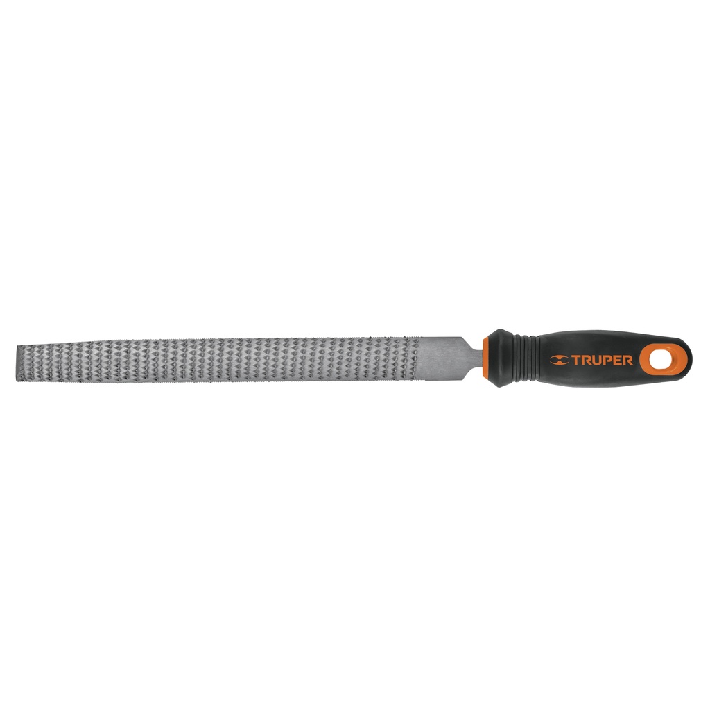 Lima con mango comfort grip, escofina media caña 6", Truper