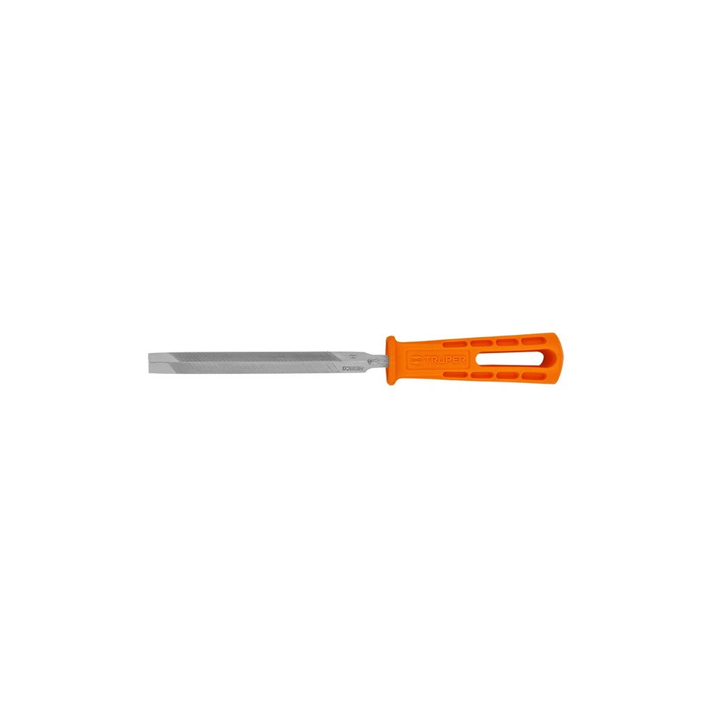 Lima triangulo pesado, bastarda con mango 5", Truper