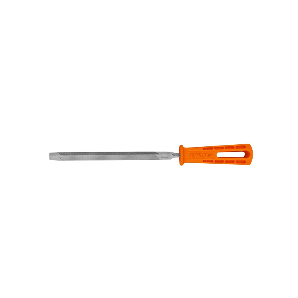 Lima triangulo pesado, bastarda con mango 7", Truper