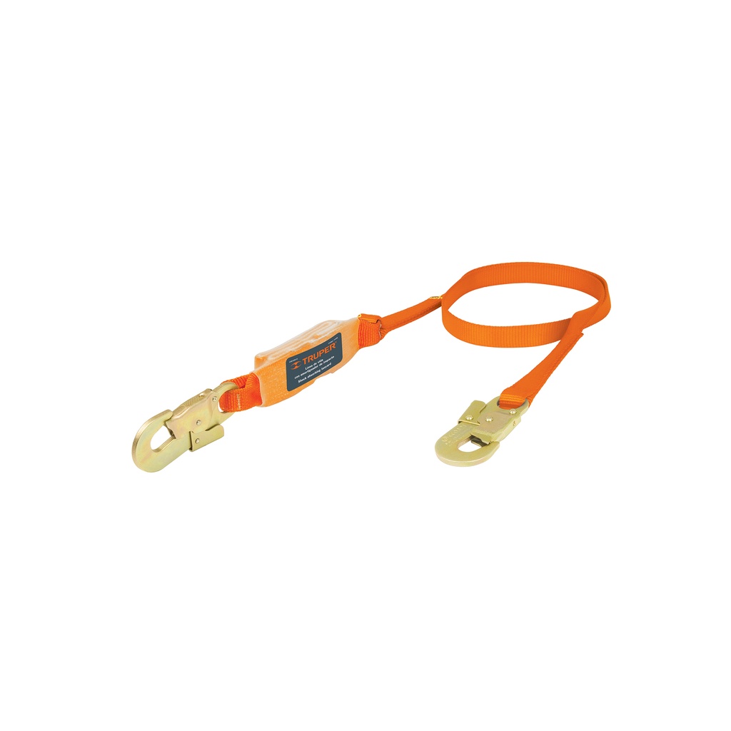 Linea de vida con absorvedor de impacto, doble brazo, Truper