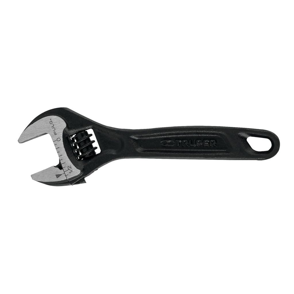 Llave francesa profesional fosfatada 4", Truper