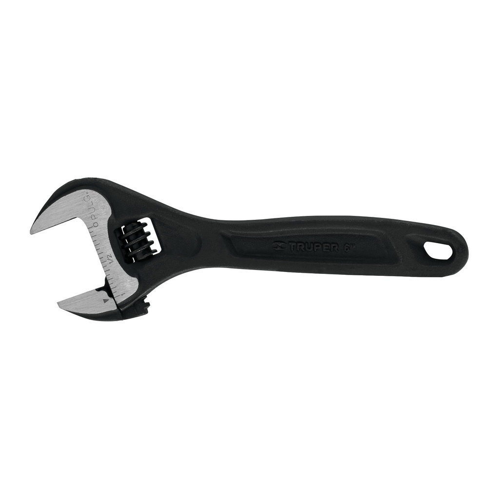 Llave francesa profesional fosfatada 6", Truper