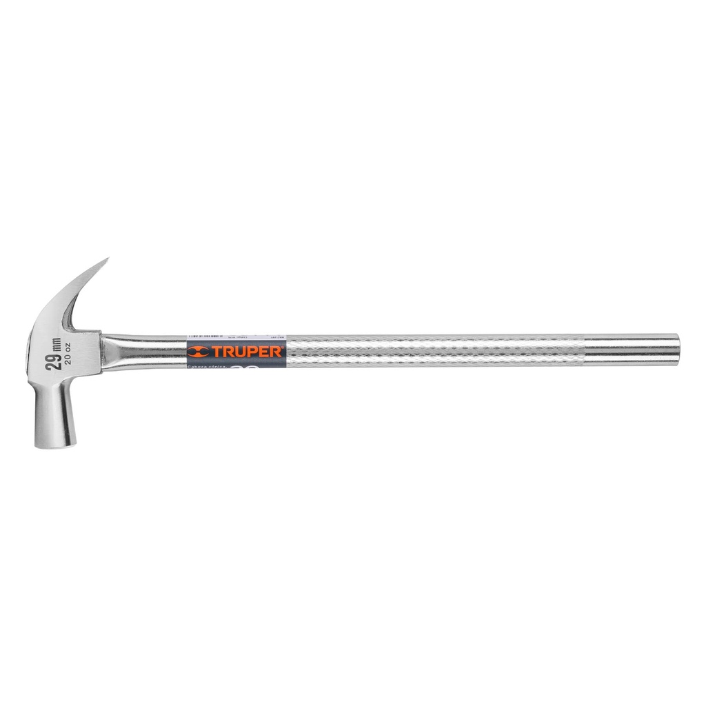 Martillo cabeza conica, pulido uña curva, cabeza conica 20 oz, Truper