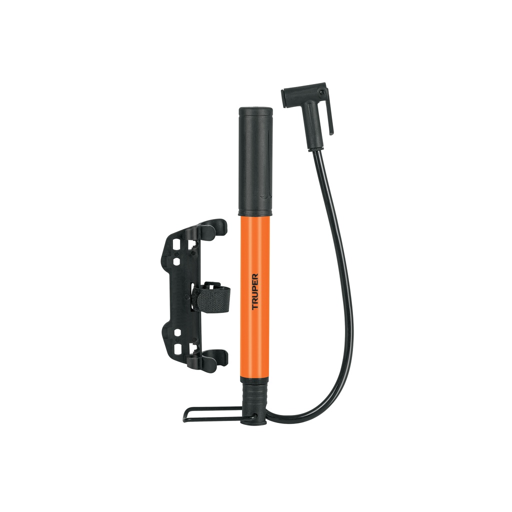 Mini Inflador manual para bicicleta 60 PSI, Truper