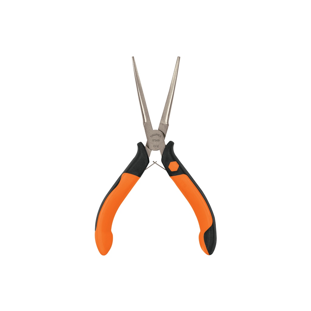 Mini alicate de punta de aguja 6" mango comfort grip, Truper